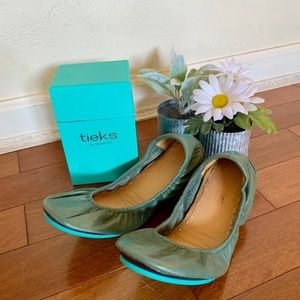 Tieks Pacific Green Size 8
